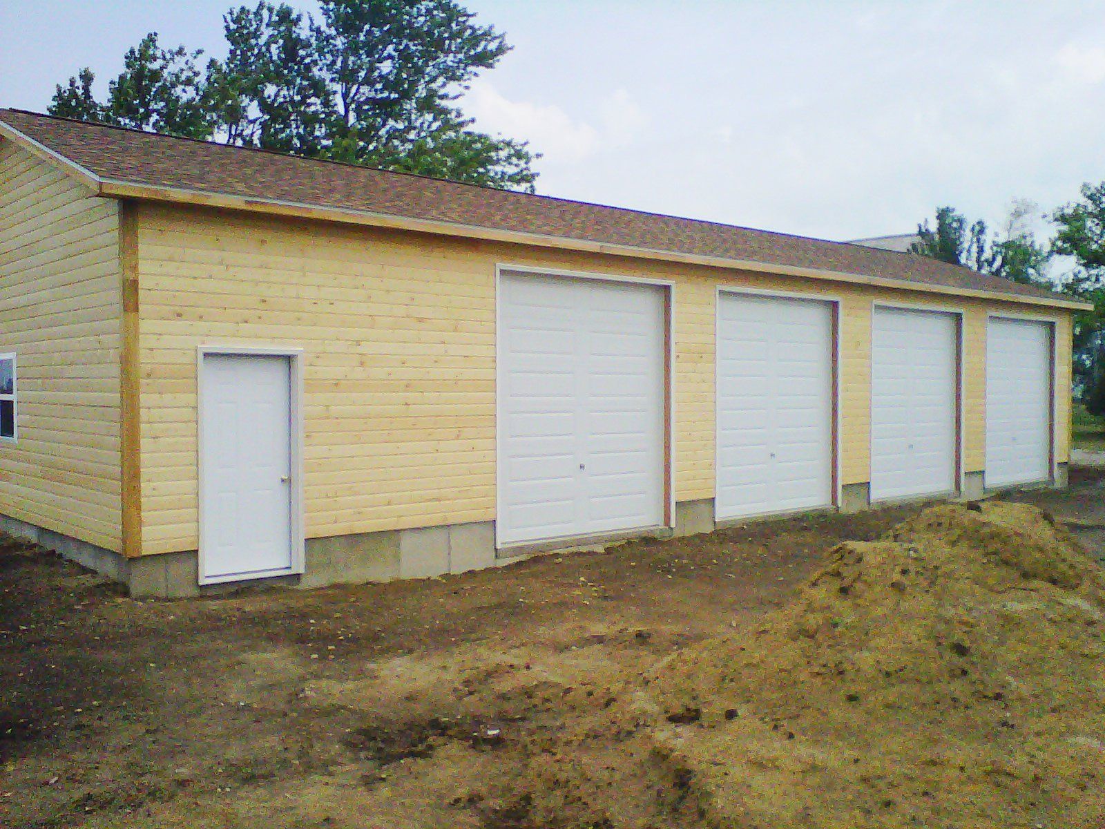 Custom-built garage