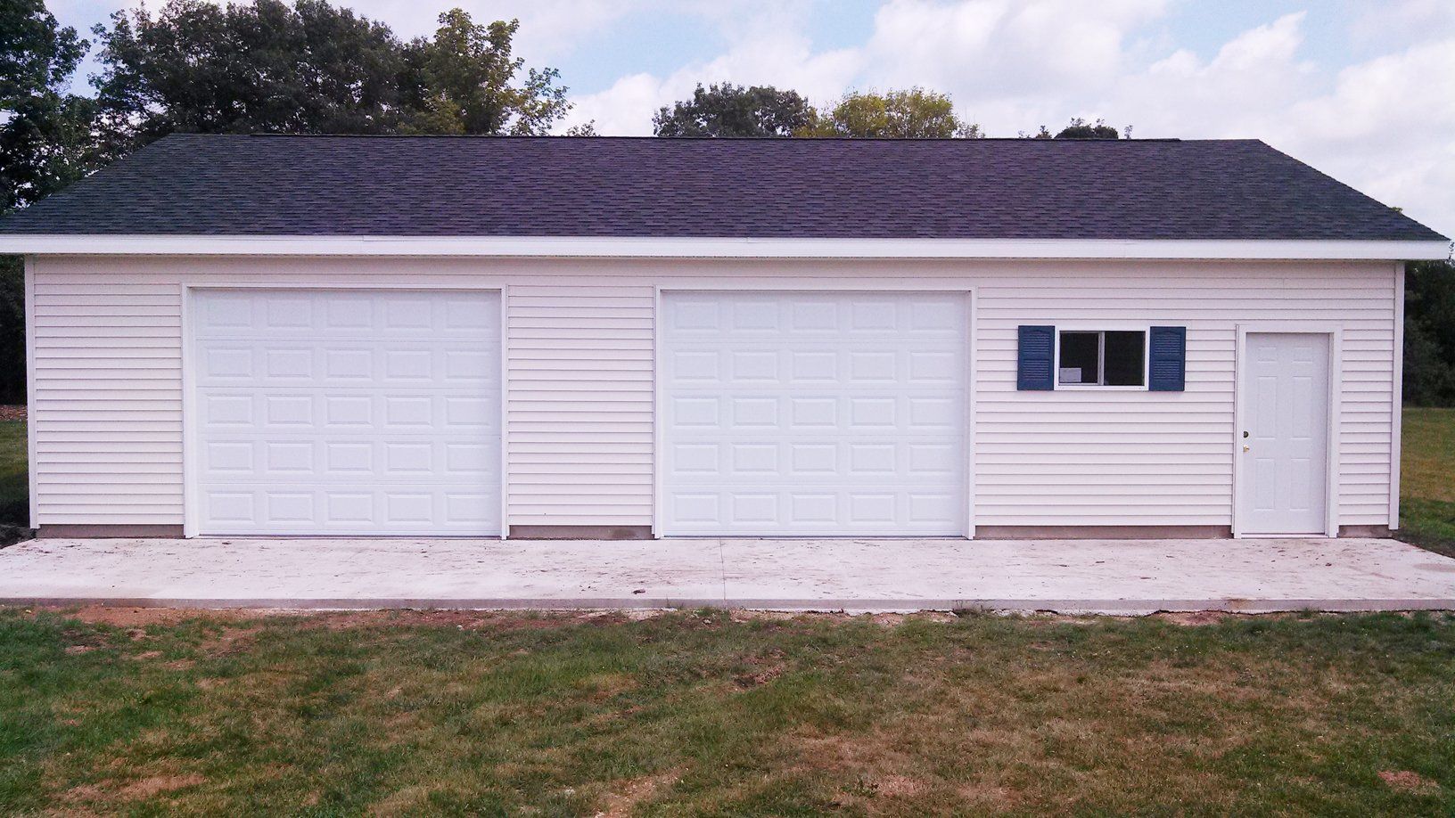 Custom-built garage