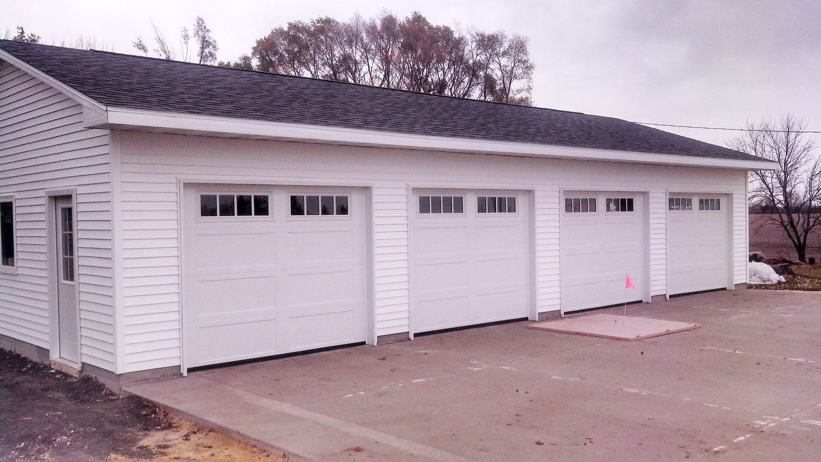 Custom-built garage