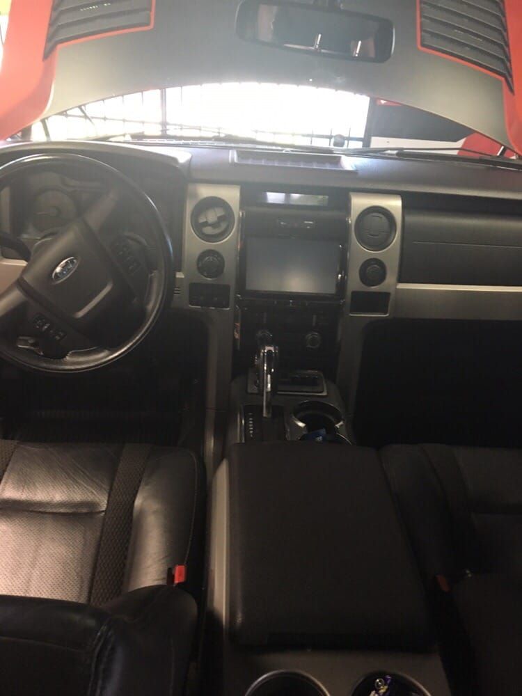 9-inch Alpine speaker system installed in Ford Roush