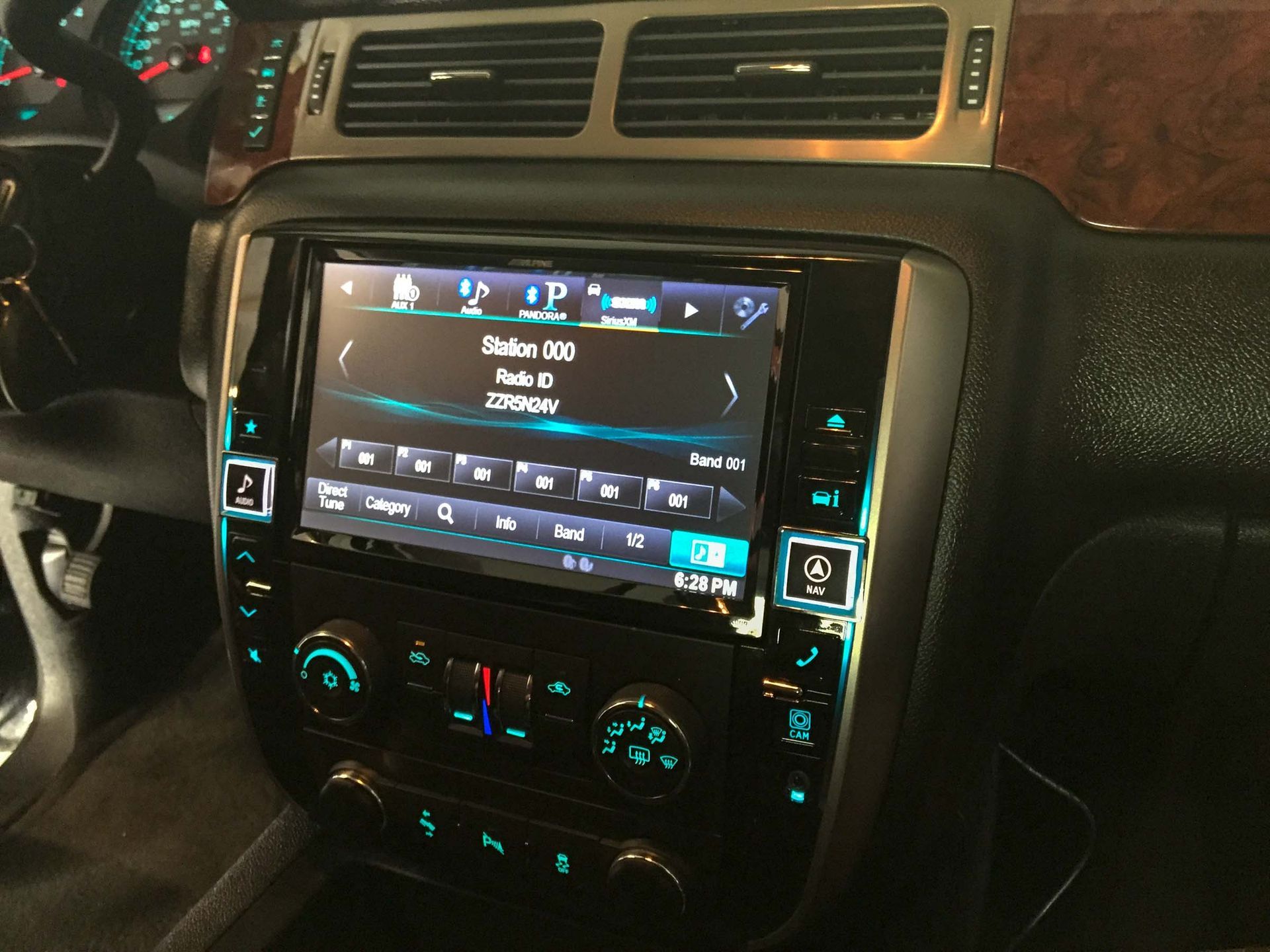 Touchscreen audio system