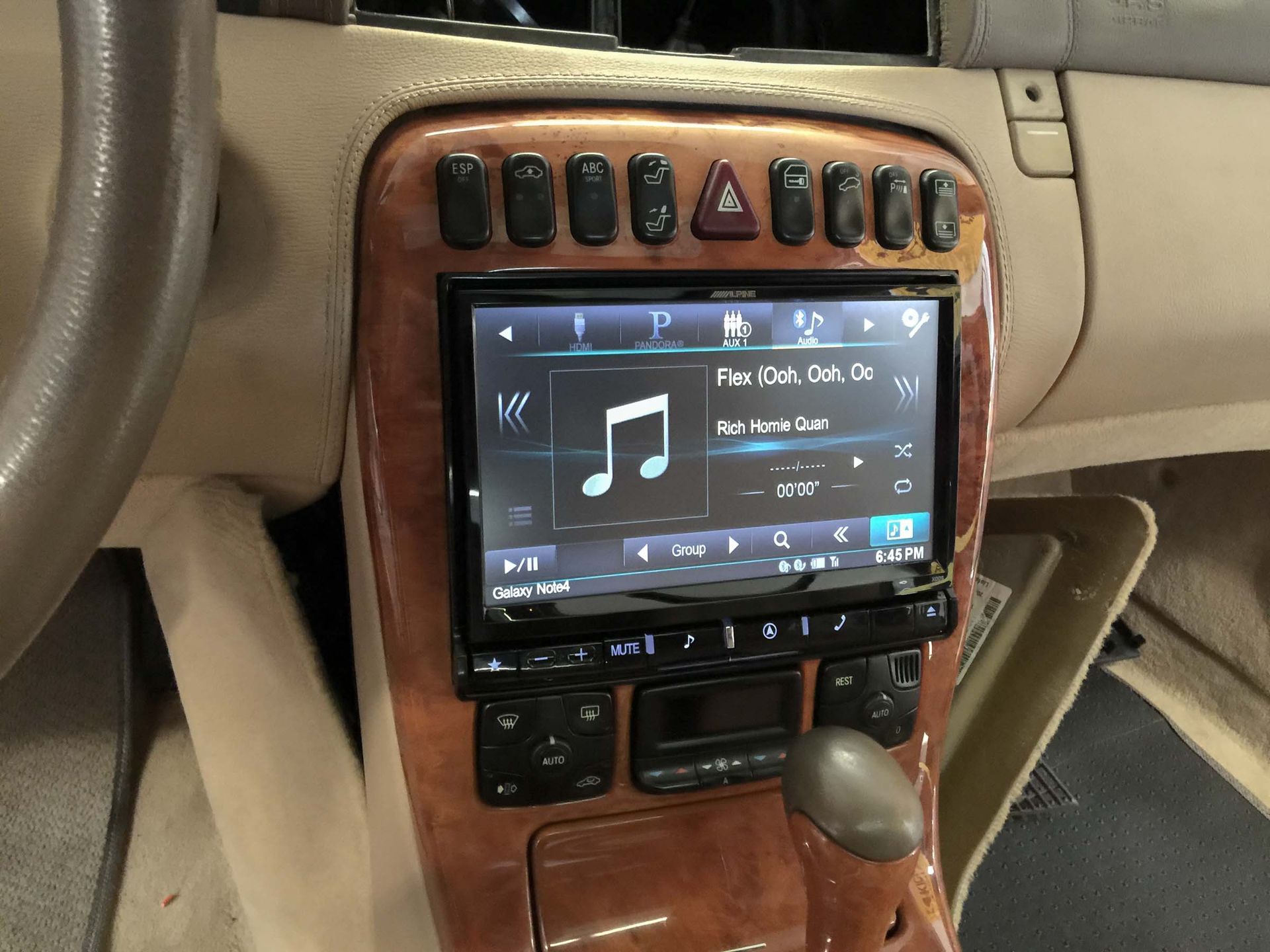 Touchscreen stereo system