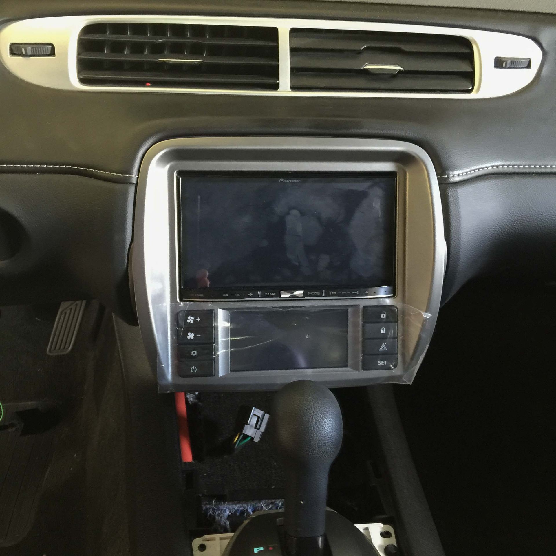 Bluetooth-enabled touch screen stereo installed