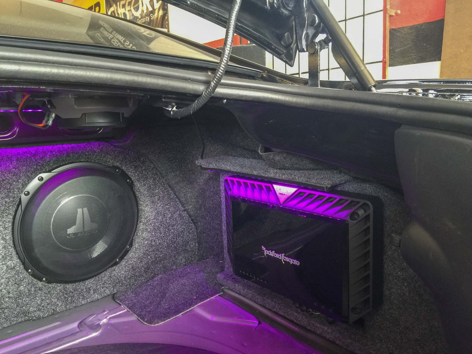 Rockford Fosgate and JL Audio installed