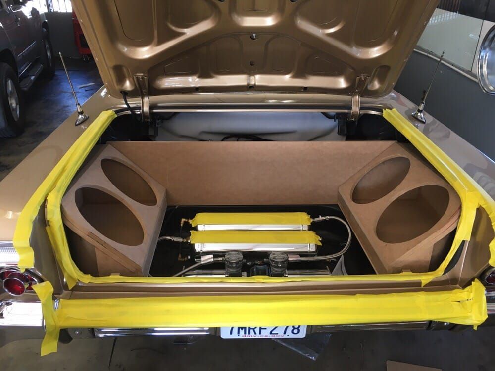 JL Audio speakers in trunk