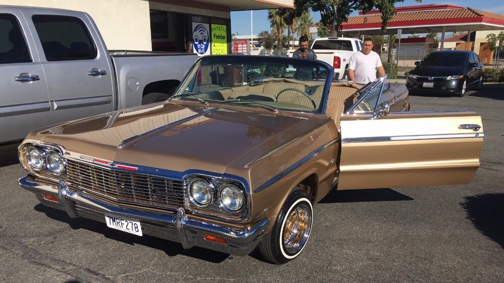 Vintage brown Chevy Impala work