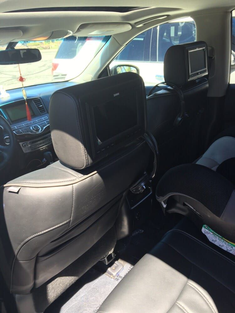 Car TV installed in car