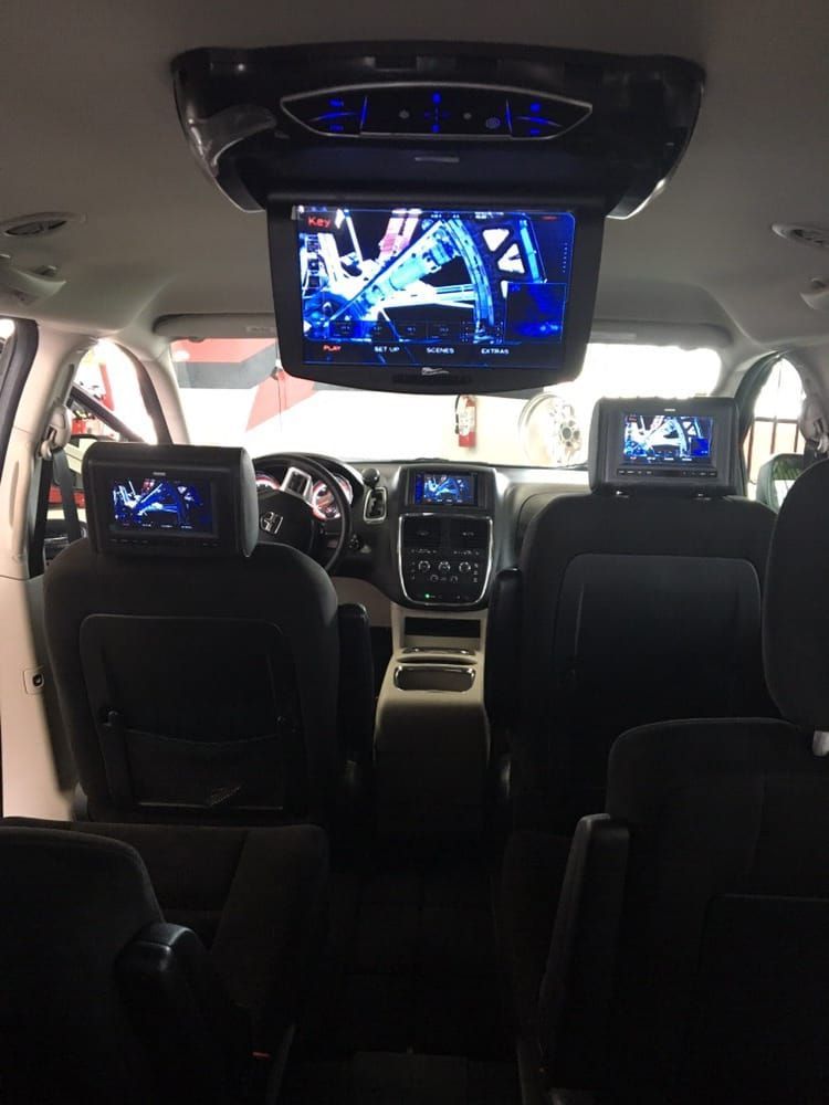Car TV installed in car