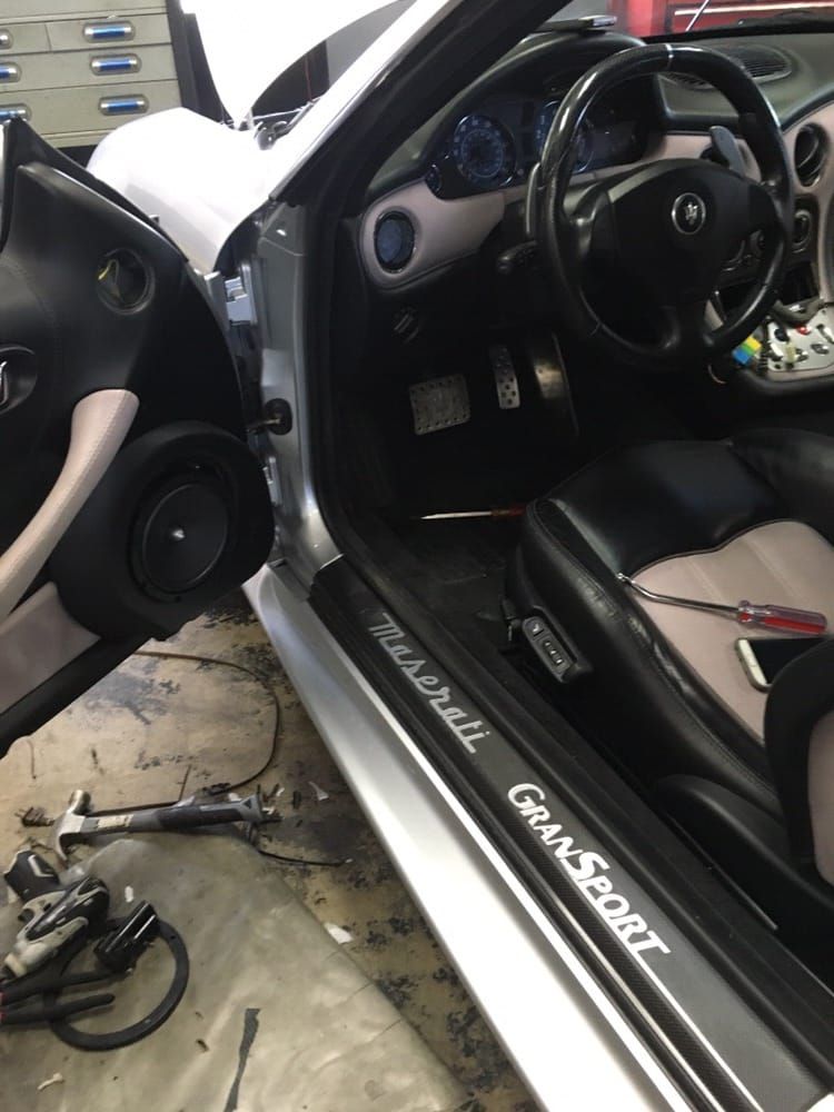 Maserati Gransport with Focal speakers installed