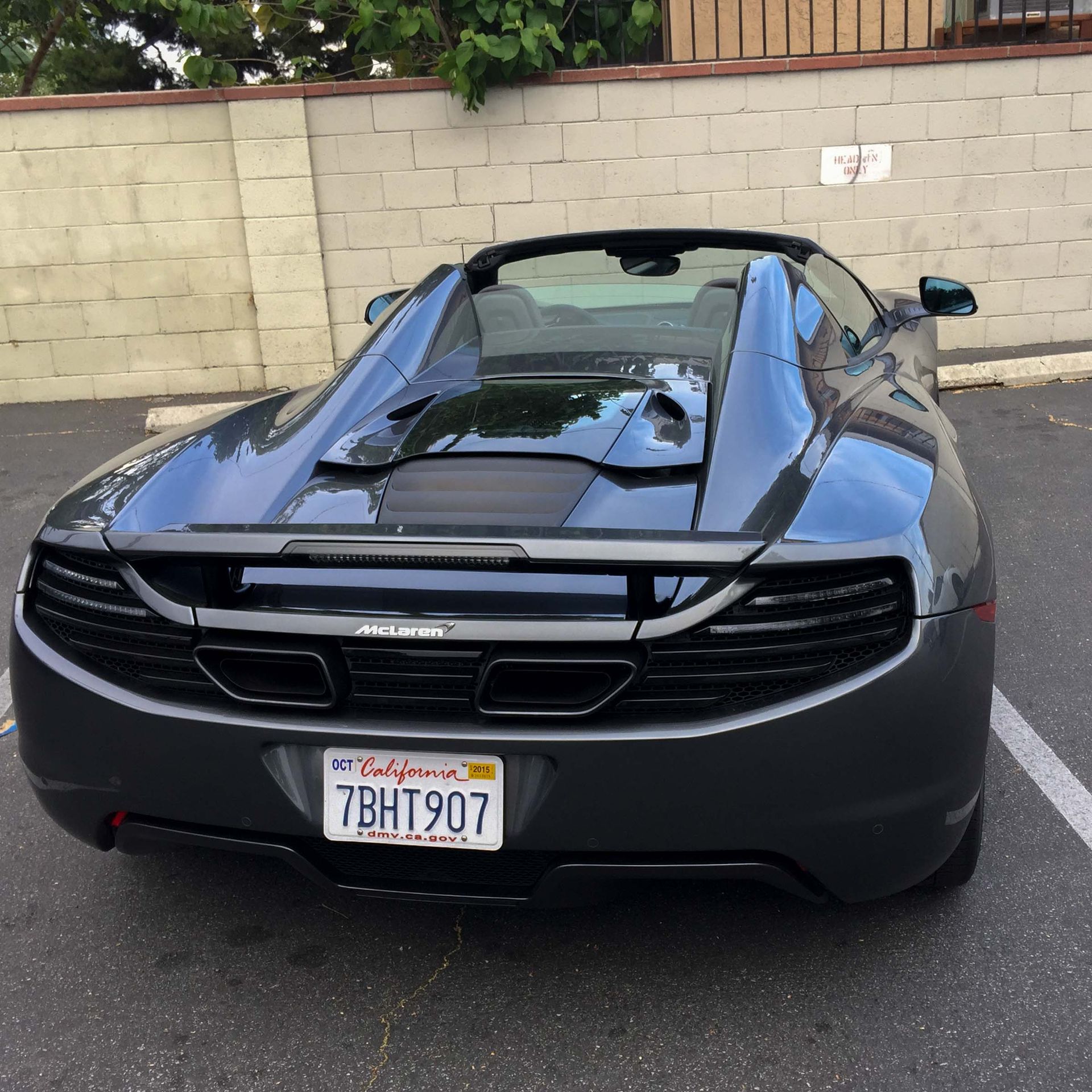 McLaren car in a parking lot