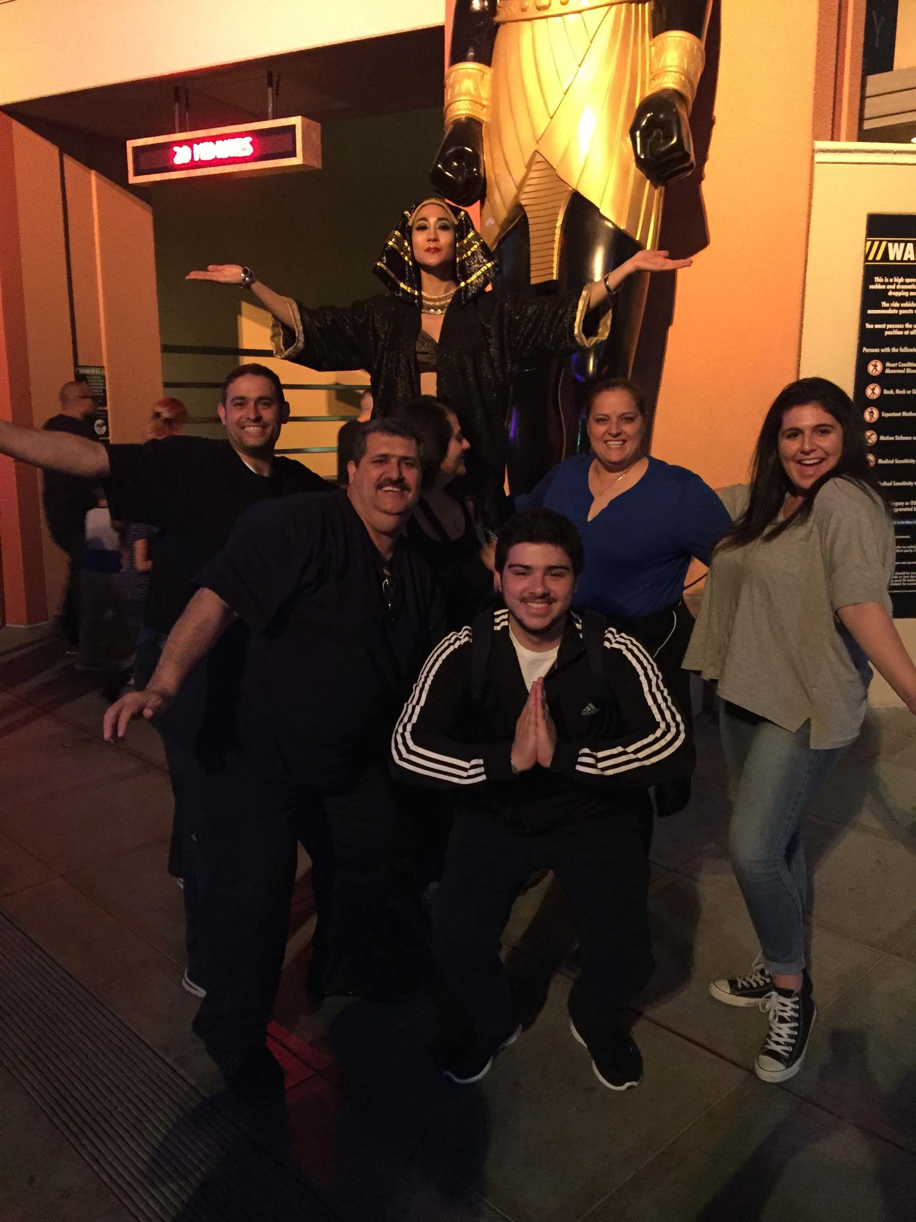 Our team at Universal Studios