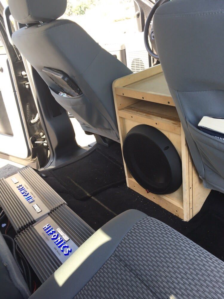 Wooden subwoofer car customization