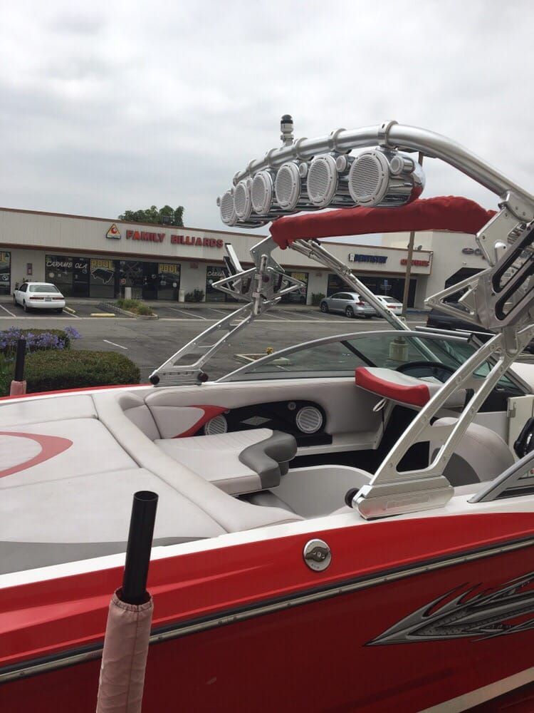 JL Audio installed in a boat