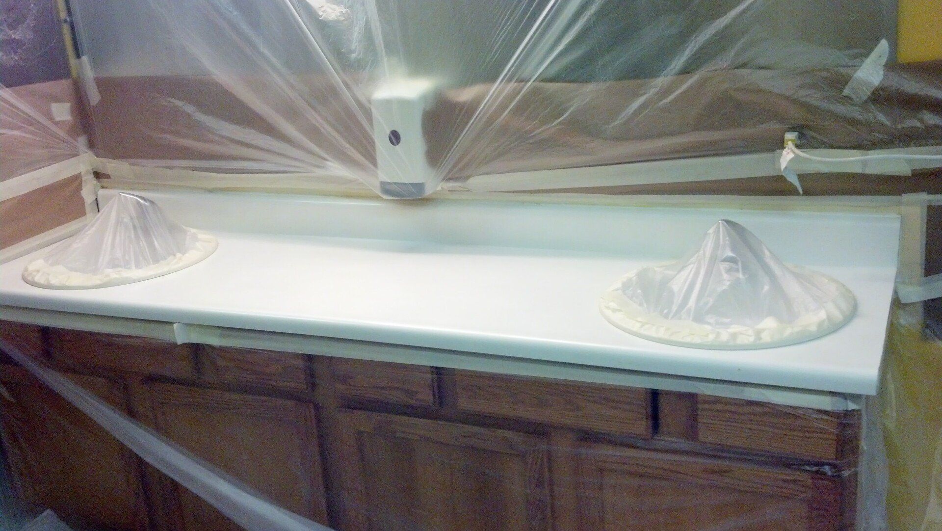 Countertop refinishing before