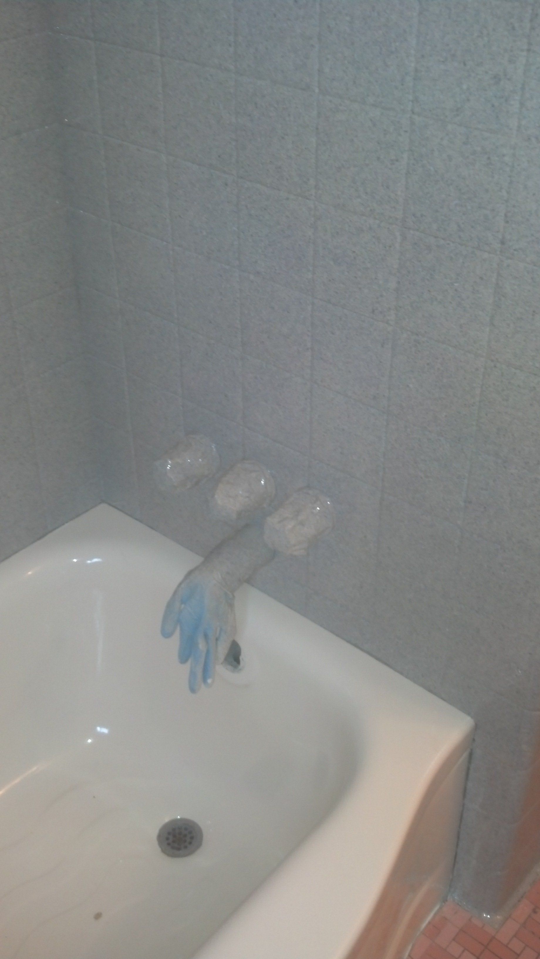 Tub refinishing after