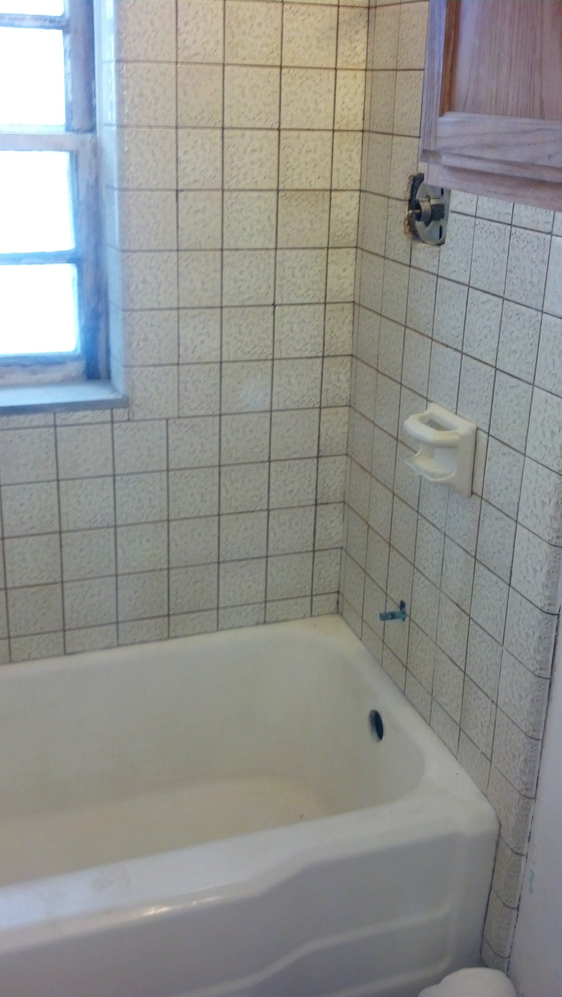 Tub refinishing before