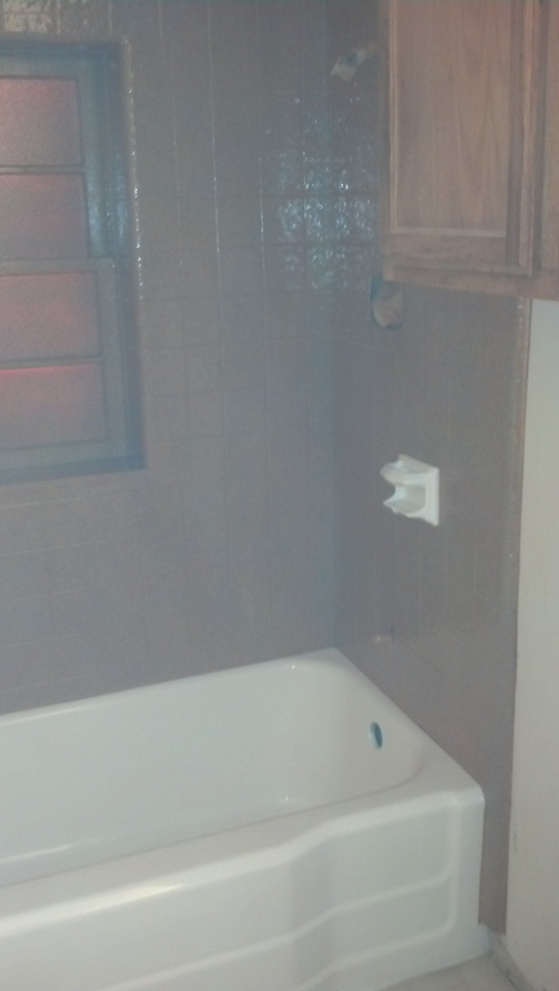 Tub refinishing after