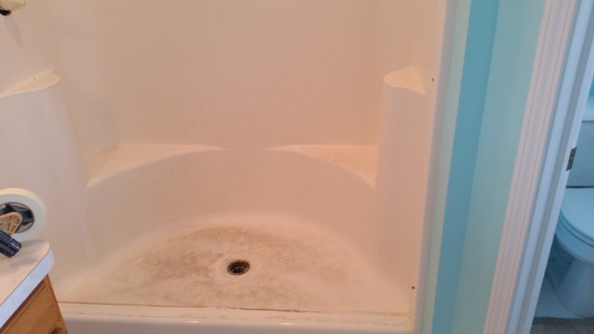 Tub refinishing before