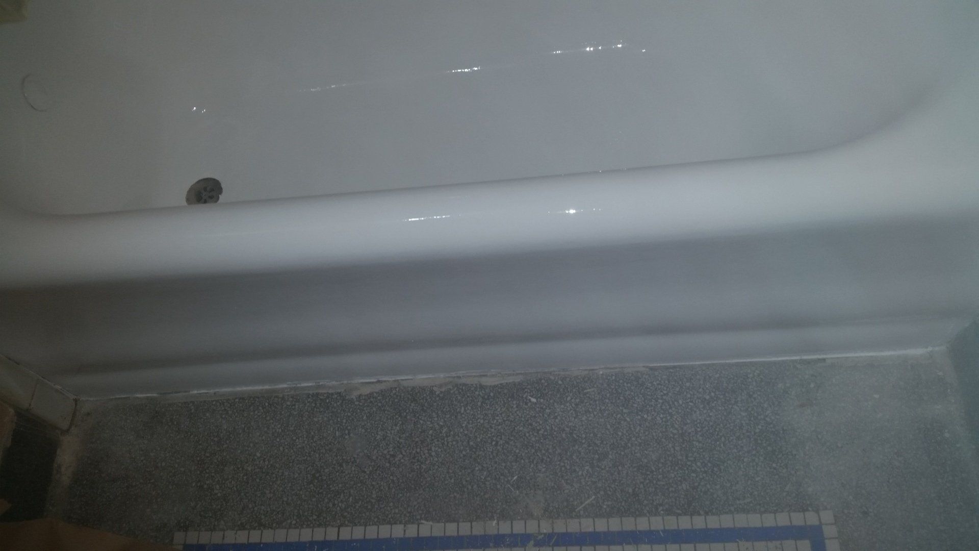 Tub refinishing after