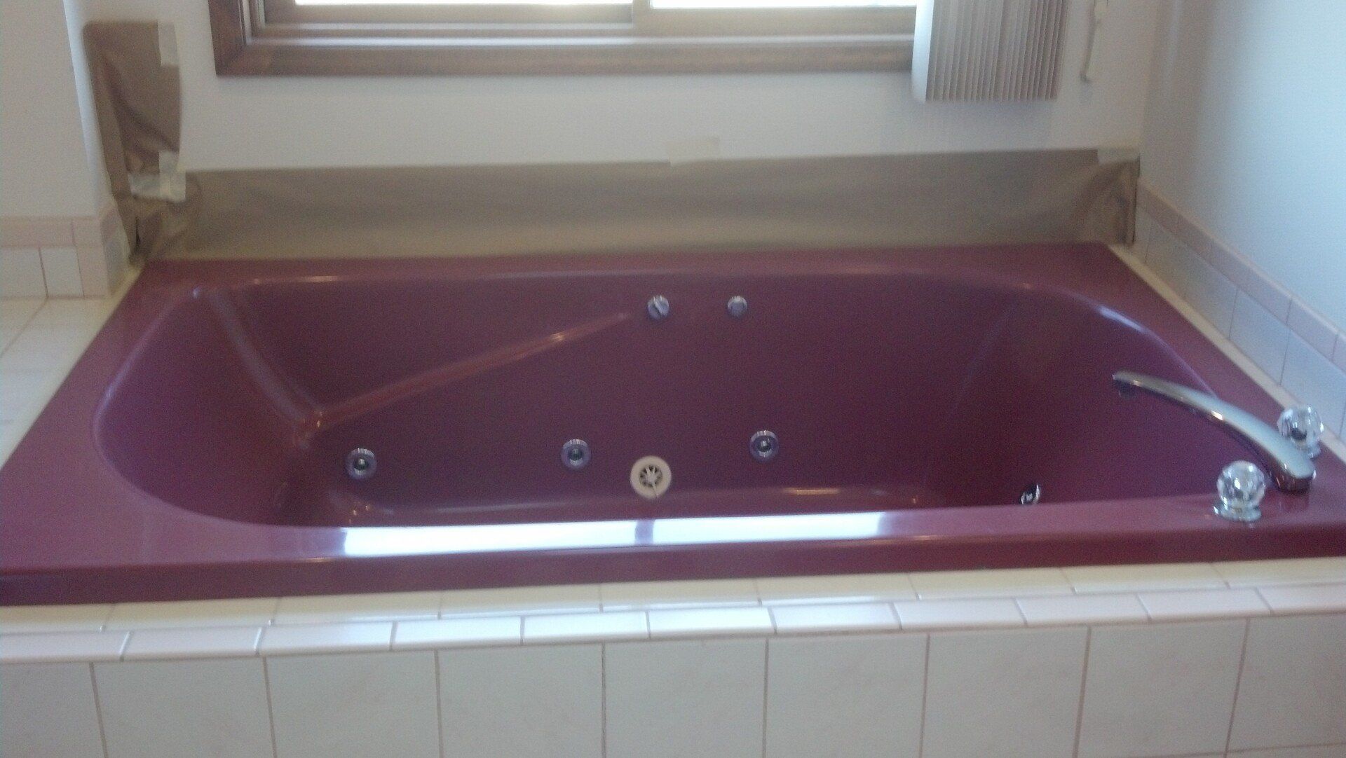 Tub refinishing before