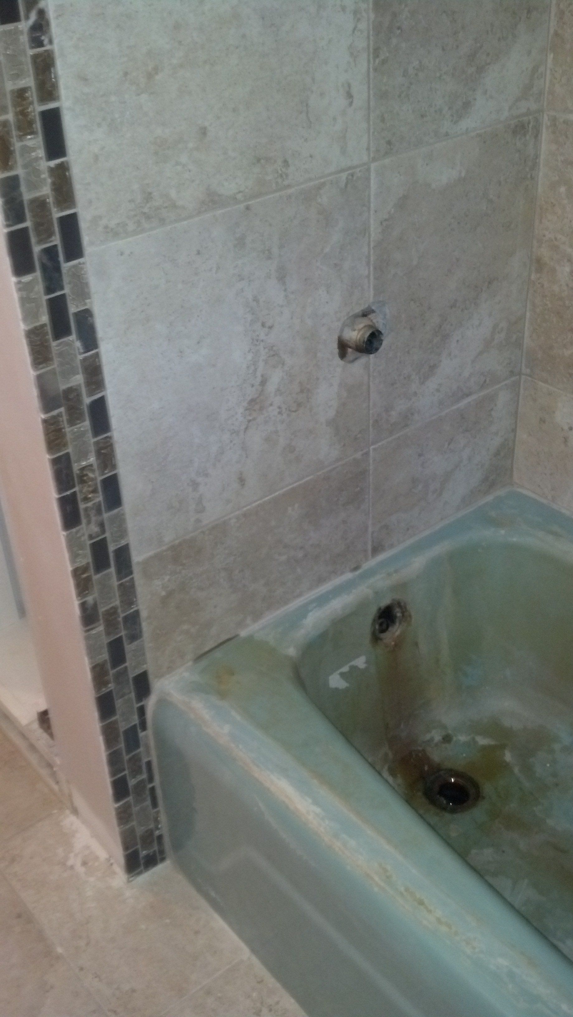 Tub refinishing before