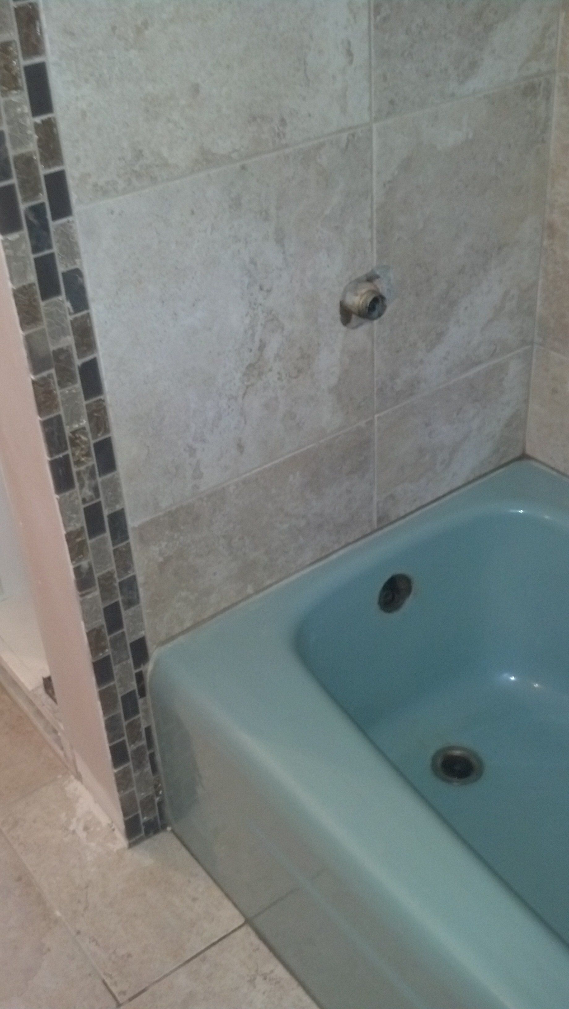 Tub refinishing after