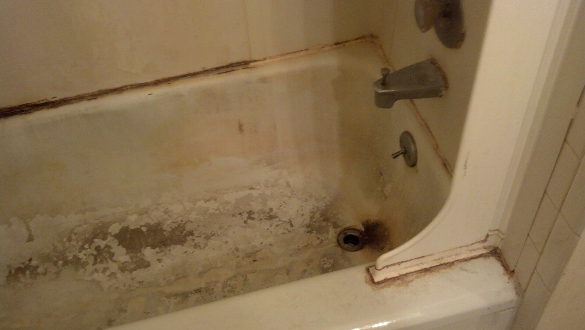 Tub refinishing before