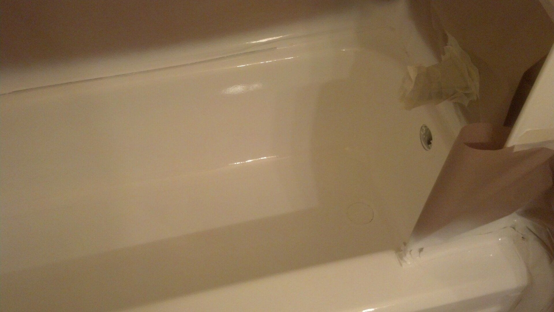 Tub refinishing after