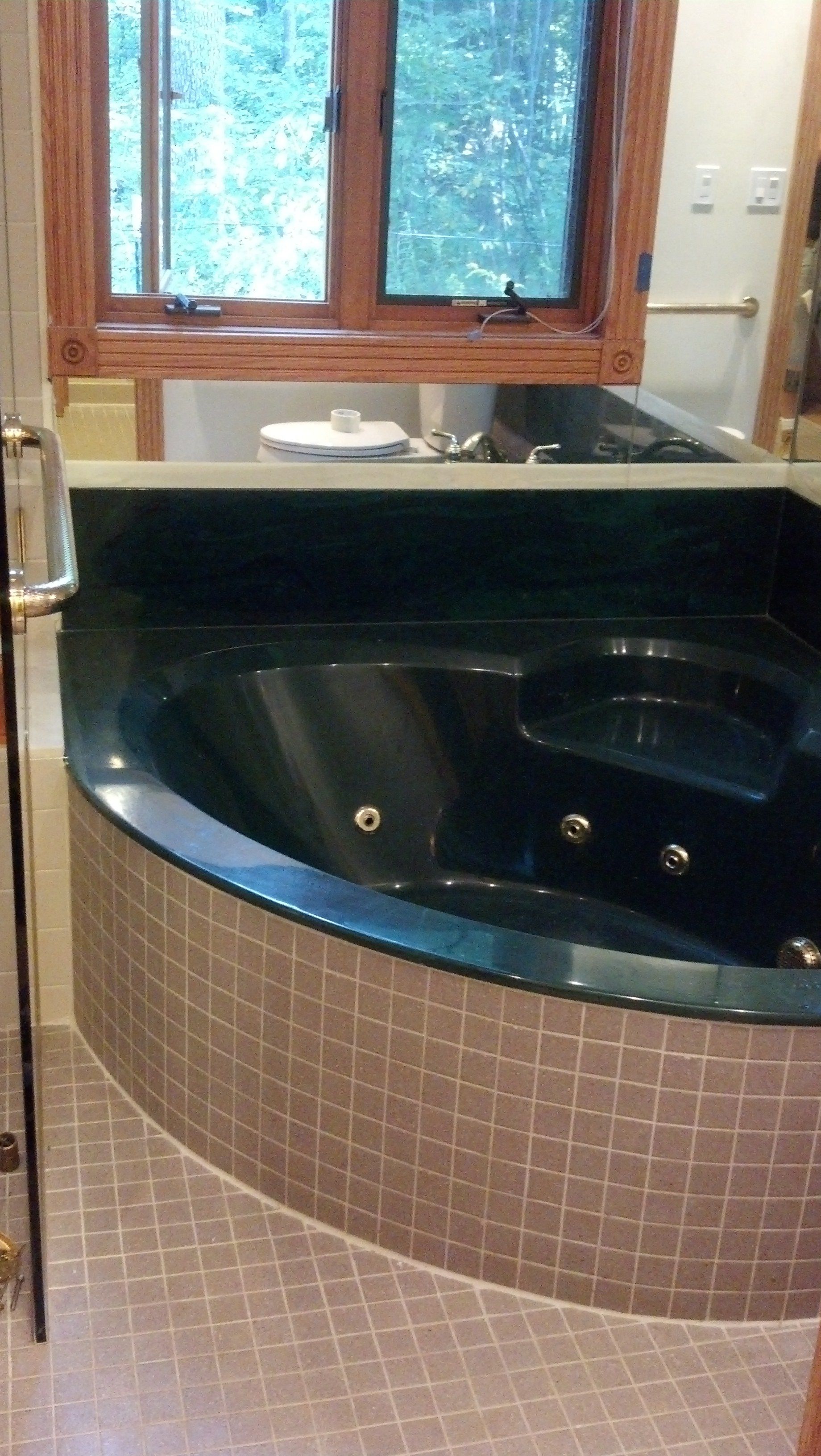 Tub refinishing before
