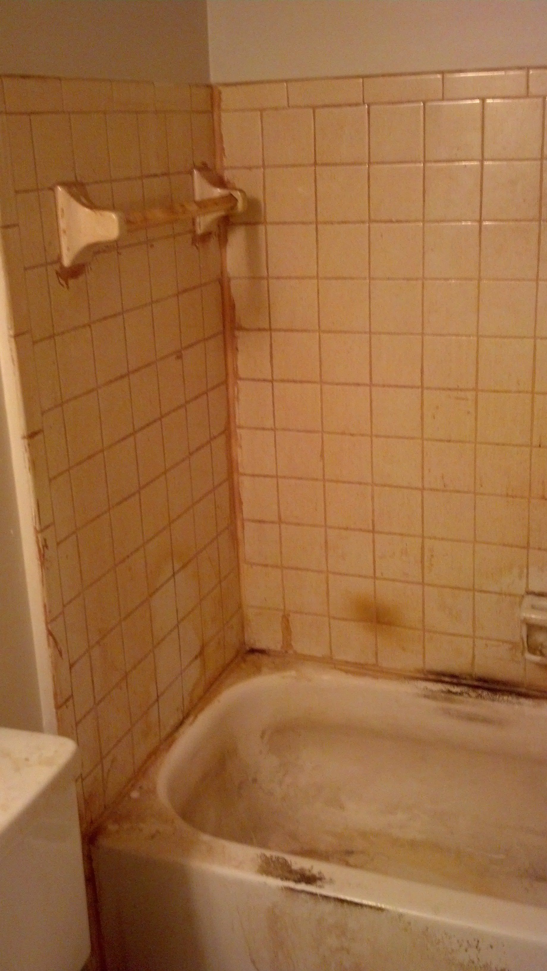 Tub refinishing before