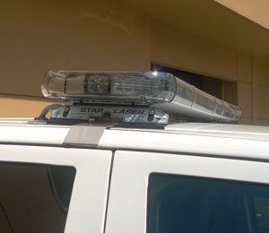 Star Razor Light on truck