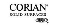 Corian solid surfaces logo with