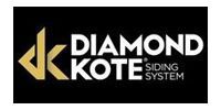 Logo for Diamond Kote siding system; gold