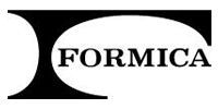 Formica logo with a black design and the name