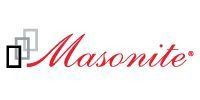 Masonite logo: Red cursive word