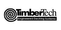 Logo for TimberTech: spiral icon next to the brand name and