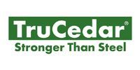 TruCedar logo in a green rectangle. Text reads