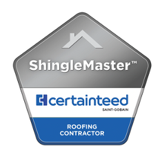 Shingle master is a roofing contractor that is certified