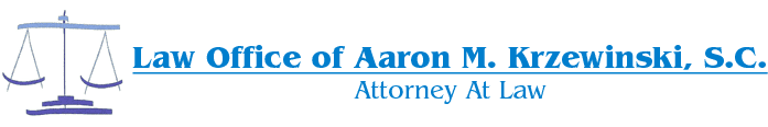 Law Office of Aaron M Krzewinski, S.C. Attorney At Law - Logo