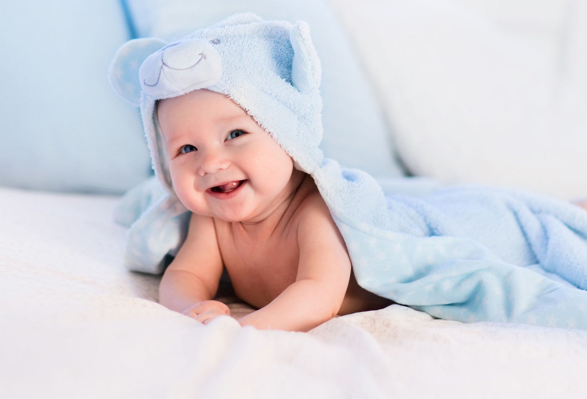 Smiling infant