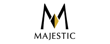 Logo with a stylized black