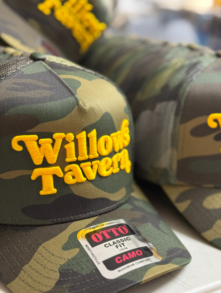 Camo baseball caps with 