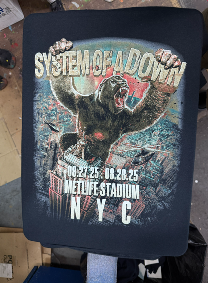 System of a Down concert t-shirt featuring 