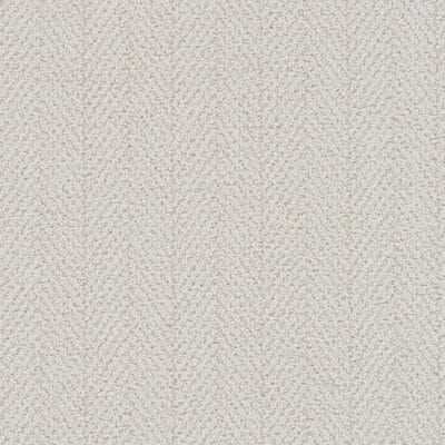 Beige herringbone pattern carpet.