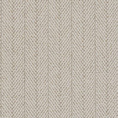 Beige herringbone pattern carpet texture.