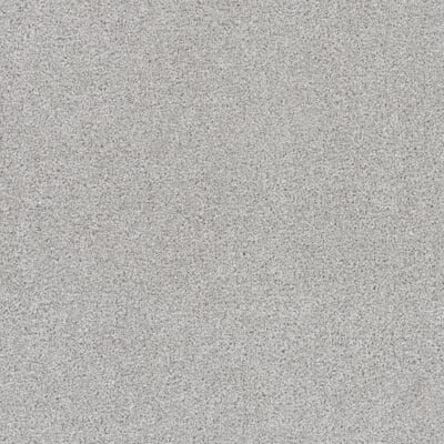 Light gray, speckled quartz countertop.
