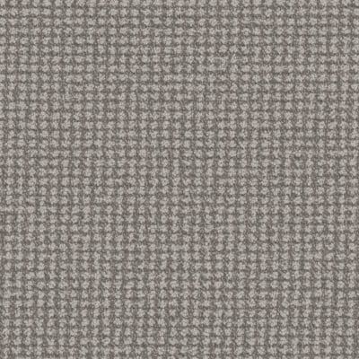 Gray and tan speckled carpet with a repeating, textured pattern.
