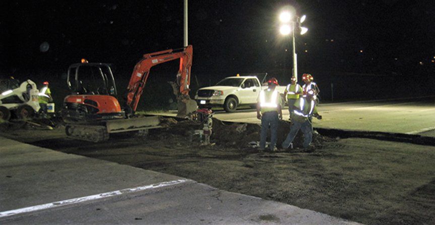 NY Thruway electrical work