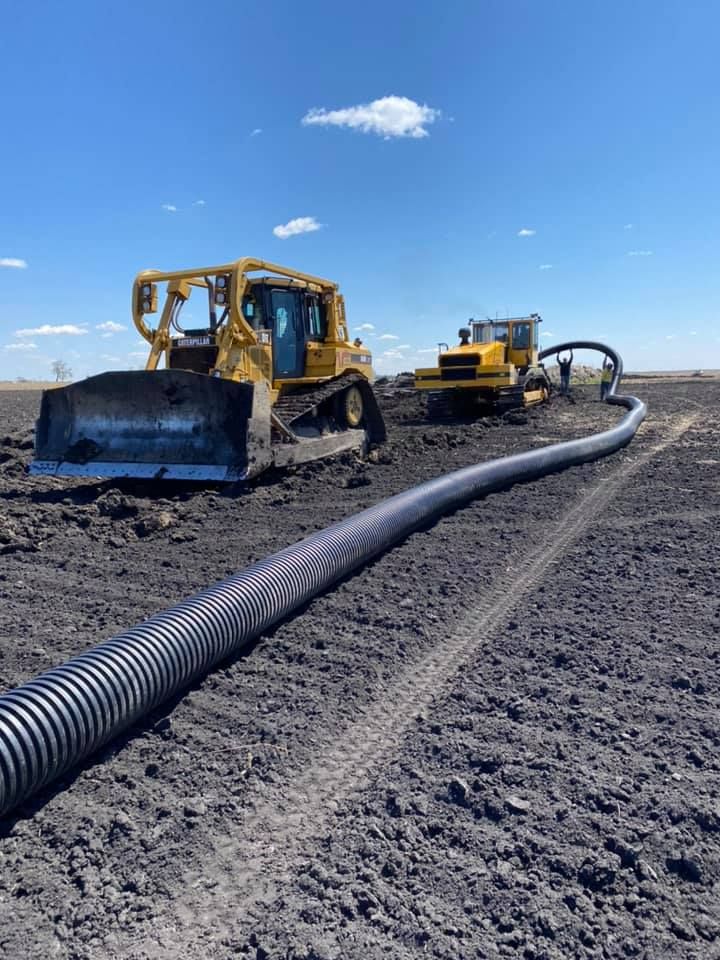 farm drainage installation