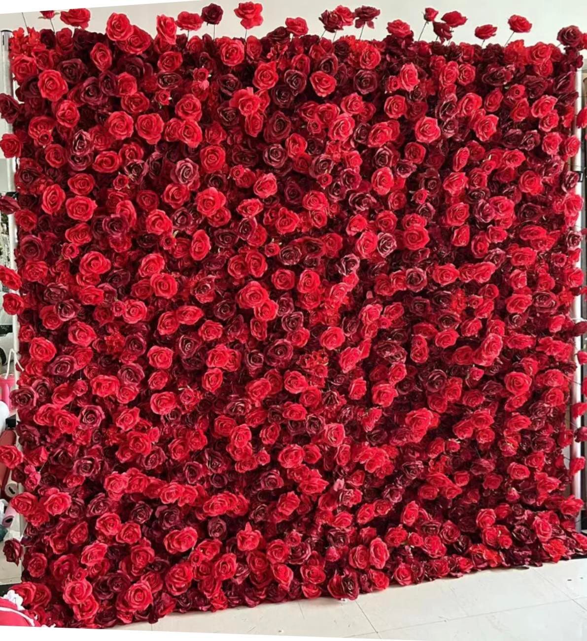 Red Flower Wall 